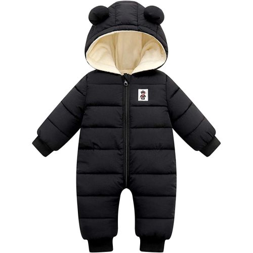 Amazon.com: Happy Cherry Baby Snowsuit Winter Coat Warm Hoodie Romper Puffer Jacket : Clothing, Shoes & Jewelry