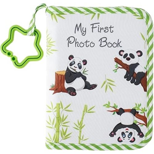 Baby Photo Album Book Baby's My First Photo Album Memory Book for Newborns, Toddlers, Soft Photo Cloth Book for Baby Shower Kids Toddlers Family Pictures, Toddler Photo Album