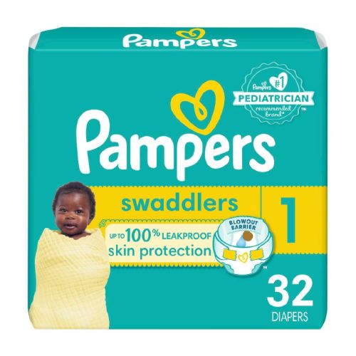 Pampers Swaddlers Active Baby Diapers - (Select Size and Count), Size: 1