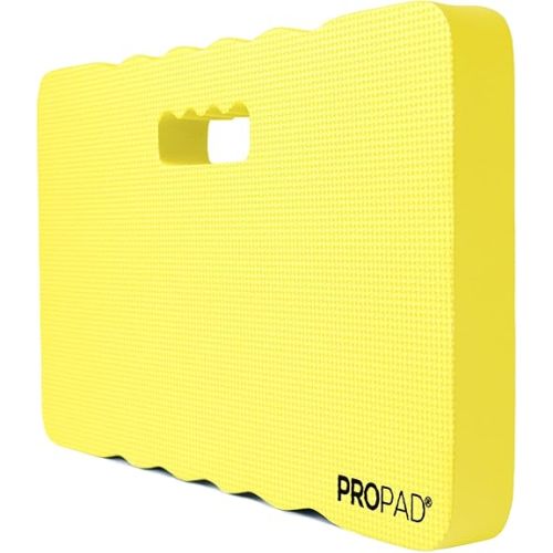 Thick Kneeling Pad, Garden Kneeler for Gardening, Bath Kneeler for Baby Bath, Kneeling Mat for Exercise & Yoga, Knee Pad for Work, Floor Foam Pad, Extra Large (XL) 18 x 11 x 1.5 Inches, Yellow