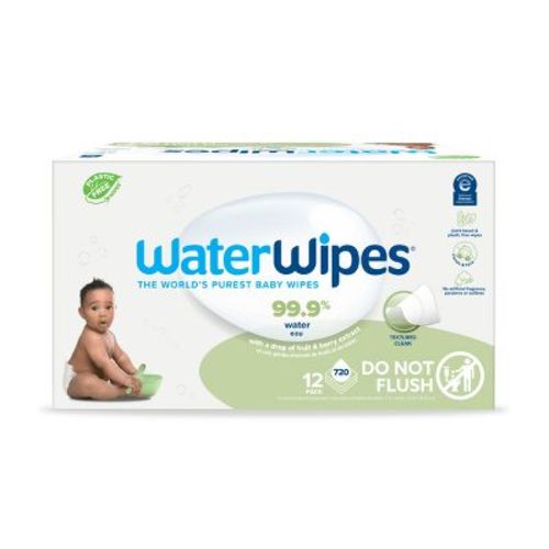 Waterwipes Plastic-free Textured Unscented 99.9% Water Based Baby Wipes - 720ct