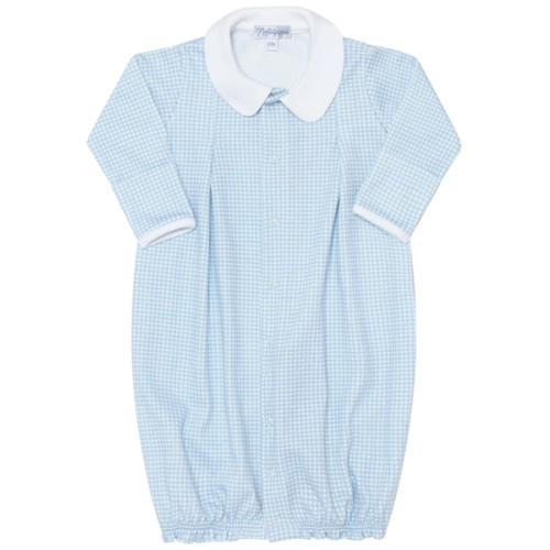 Blue Gingham Converter Gown