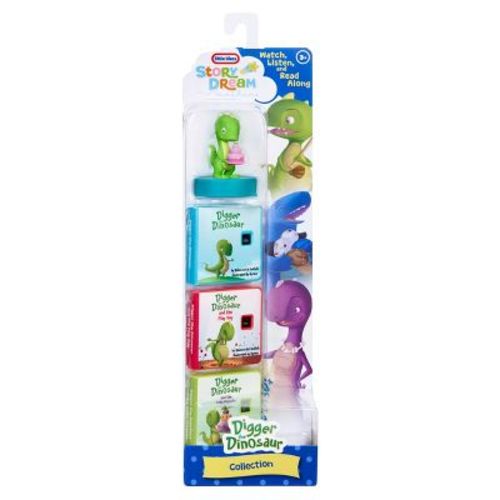 Little Tikes Story Dream Machine HarperCollins Digger the Dinosaur Collection Storytime Audio Books