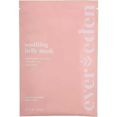 Evereden Soothing Belly Mask for Stretch Marks - One Size | 1 count | Belly Mask for Pregnancy | Clean Pregnancy Skincare | Non-toxic and Fragrance Free