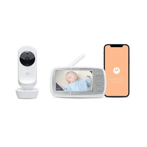 Baby Studio Motorola VM44 Connect 4.3" Wi-Fi Video Baby Monitor | Baby Bunting AU