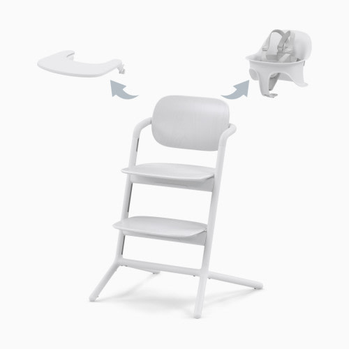 Cybex LEMO 2 High Chair 3-in-1 Set - All White