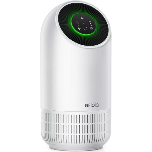 Air Purifiers for Home - Afloia Air Purifiers for Home Large Room Up to 880 Ft², Efficient Filter Air Cleaner for Allergies, Remove 99.99% Pets Hair Odor Dust Smoke Mold Pollen, Fillo White