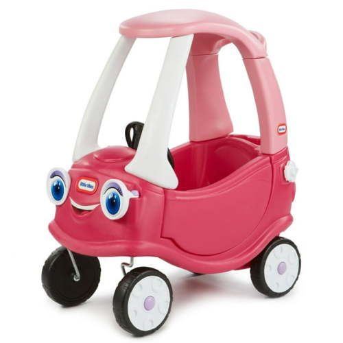 Little Tikes Princess Cozy Coupe, Princess Coupe Colorful Foot to Floor Ride-On, 33.5 inch
