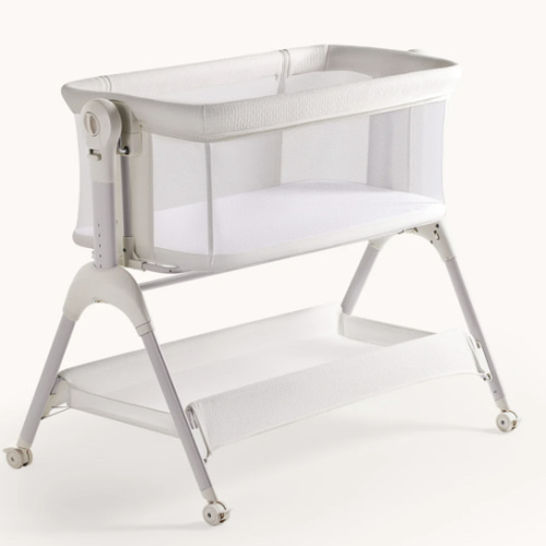 HARPPA Cuddly Sway | 3-in-1 Rocking Baby Bassinet & Bedside Sleeper with Anti-Reflux Mattress for Newborns | Attaches to Bed, Adjustable Height, Tool-Free Setup, Portable Wheels, CPSC Certified, Gentle Rocking Motion | Ideal for Infants, Safe Co-Sleeping