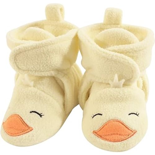 Hudson Baby Unisex-Child Cozy Fleece Booties Slipper Sock
