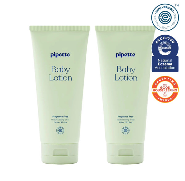 Fragrance-Free Baby Lotion Duo | Pipette Baby