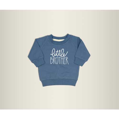 Big Brother / Little Brother Sweatshirt, Slate Blue Sweatshirt, Big Brother Announcement, Baby Boy Sweatshirts, Blue Brother Shirts