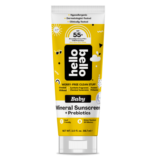 SPF 55+ Baby Prebiotic Mineral Sunscreen Lotion