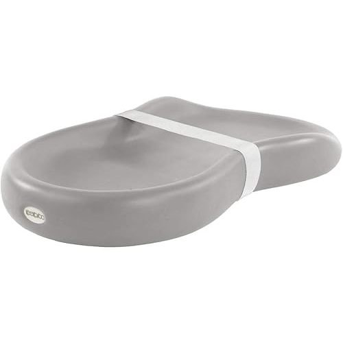 Keekaroo Peanut Changer Grey – The Original Made in USA Easy-to-Clean Changing pad and The only Shell Over Foam, Fully Water Repellant