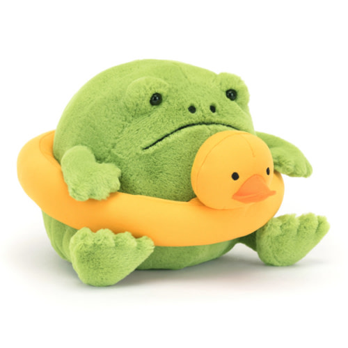 Ricky Rain Frog with Rubber Ring