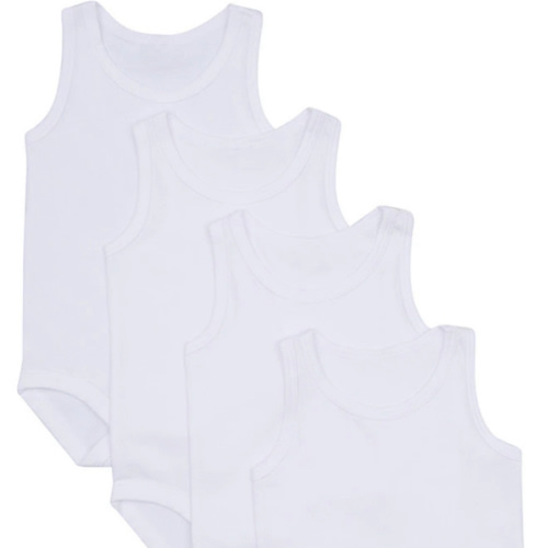 Bonds Everyday Singletsuit 4 Pack | Baby Baby Bodysuit