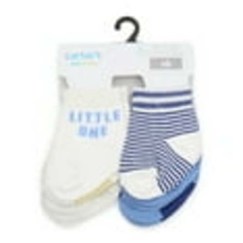Carter's Child of Mine Newborn Boys Shark Socks, 6-Pack, Sizes 0-6M