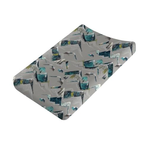 Boho Mountains Baby Changing Pad Covers for Boy Girl 32''x16'' Mountain Range Hiking Wild Fitted Diaper Change Table Mats Mountain Adventure Camping Soft Breathable Nursery Cradle & Bassinet Sheets