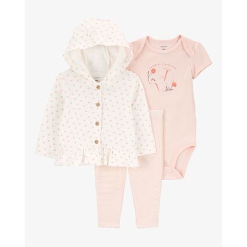 Baby 3-Piece Little Cardigan Set - 6m/9m