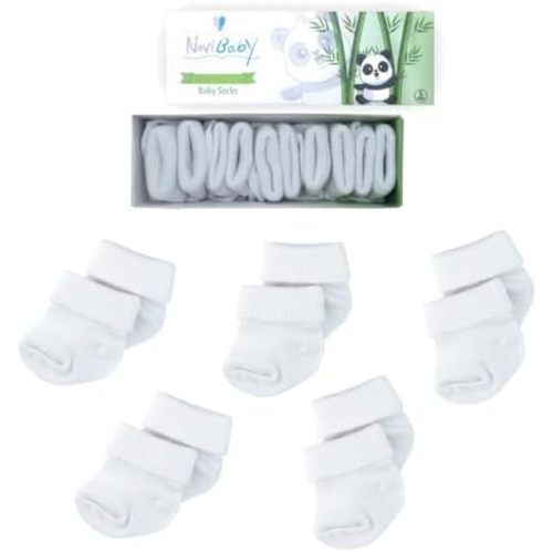 Baby Socks 0-6 Months, 6-12 Infant Ankle Socks for Boys and Girls, Essential Baby Items for Newborns