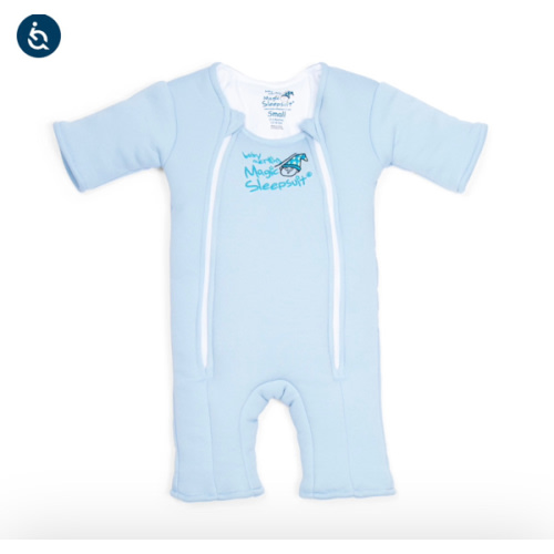 Blue Baby Merlin’s Magic Sleepsuit – 100% Cotton for Better Baby Sleep