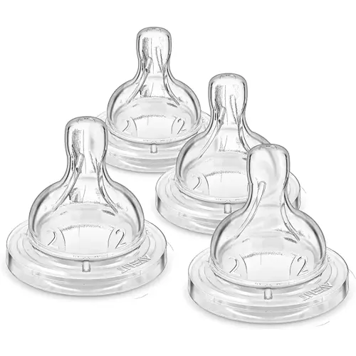 Philips AVENT Anti-Colic Baby Bottle Flow 2 Nipple, 4pk, SCY762/04