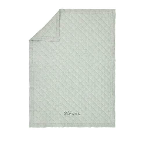 European Linen Baby Quilt