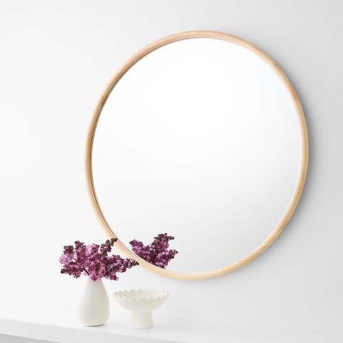 Wooden Framed Mirror - Kmart