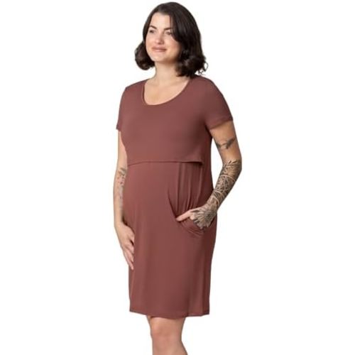 Kindred Bravely Eleanora Ultra Soft Maternity and Nursing Nightgown and Lounge Dress