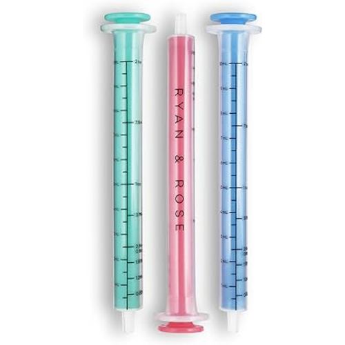 Ryan & Rose Cutie Dose - Baby Medicine Dispenser Syringe For Children Medicine Syringes For Children Medication Dispenser Baby Medicine Syringe Baby Medicine Dropper Baby Syringe - 3 Pack (Lollipop)