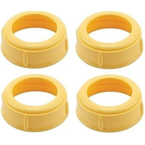 Medela Bottle Nipple Collars Rings New! For Slow or Medium Flow Wide Base (4 Collars) by Medela