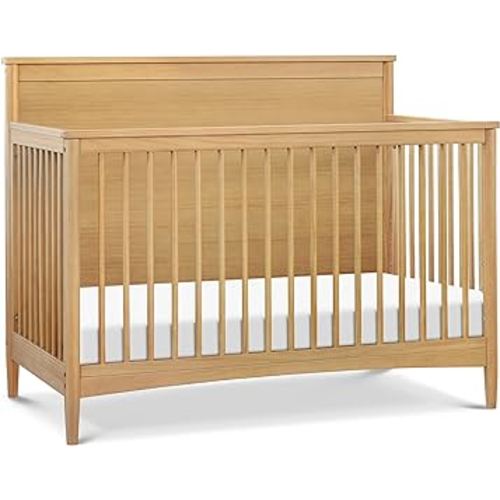 DaVinci Frem 4-in-1 Convertible Crib in Honey, GREENGUARD Gold Certified