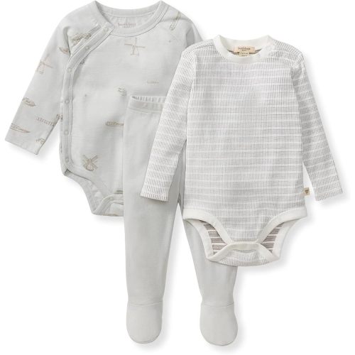 Burt's Bees Baby 3-Piece Set, Organic Cotton - Amsterdam print (size 3-6 months)