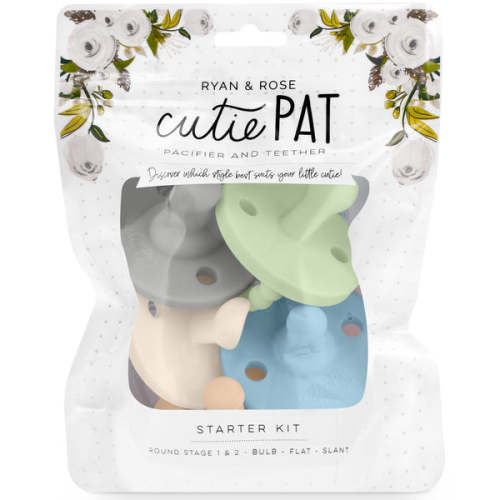 Cutie PAT Kit - Silicone Pacifier & Teether In One – Ryan And Rose