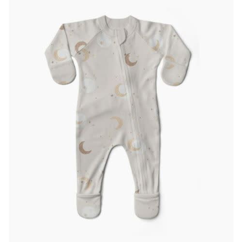 Goumi Kids Grow With You Footie- Snug Fit - Luna, Newborn