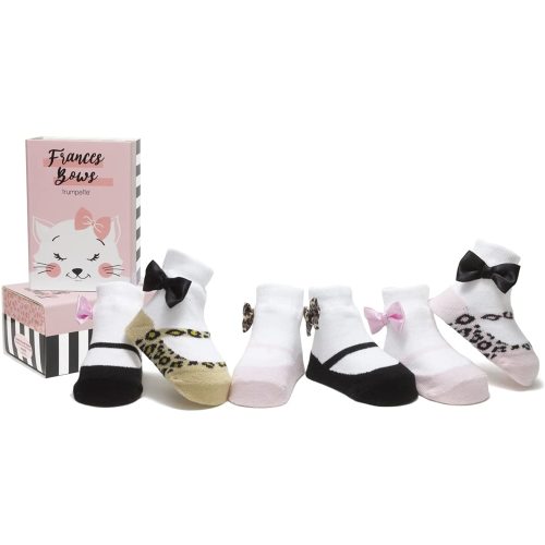 Trumpette Baby Boy/Girl Sock Set for Infant-Toddler, 6-pack, Unisex, 0-24 Months