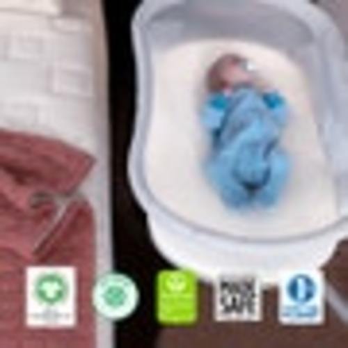 Organic Breathable Bassinet Mattress & Cover for Halo Bassinets