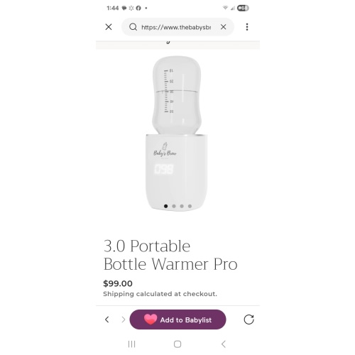 3.0 Portable Bottle Warmer Pro – The Baby's Brew