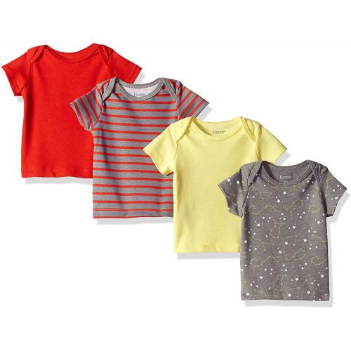 Ultimate Baby Flexy 4 Pack Short Sleeve Crew Tees