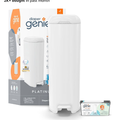 Amazon.com: Diaper Genie: Platinum Pail