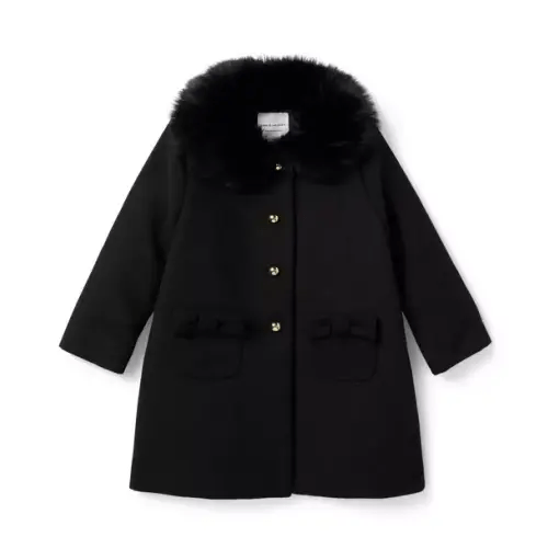 Girl Black The Opening Night Coat by Janie and Jack