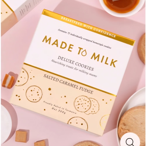 Salted Caramel Fudge Lactation Cookie