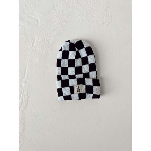 Black & White Checkerboard | FF Beanie