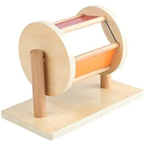 Adena Montessori Spinning Drum Montessori Toys for Infant 6 - 12 Months 1 Year Old Babies Toddlers (Typical)