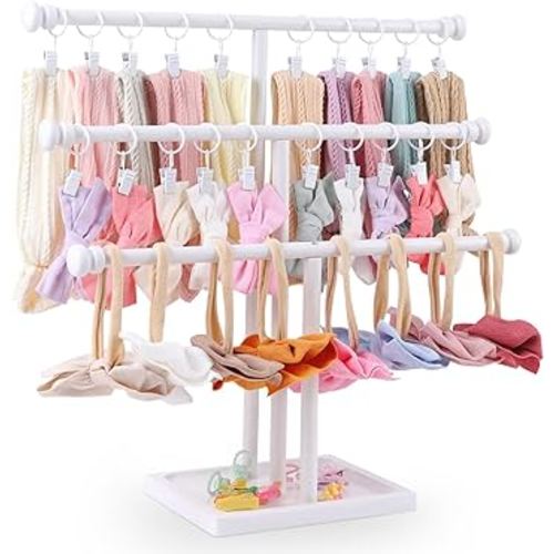 3-Tier Wooden Baby Headband Organizer