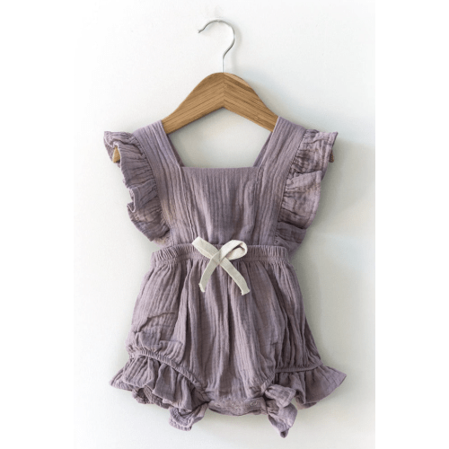Sofia Romper in Violet | Reverie Threads