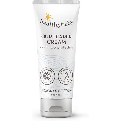 Our Diaper Cream | Hypoallergenic Zinc Oxide & Squalane Diaper Cream | Fragrance Free, EWG Verified + Non-GMO, 3 oz