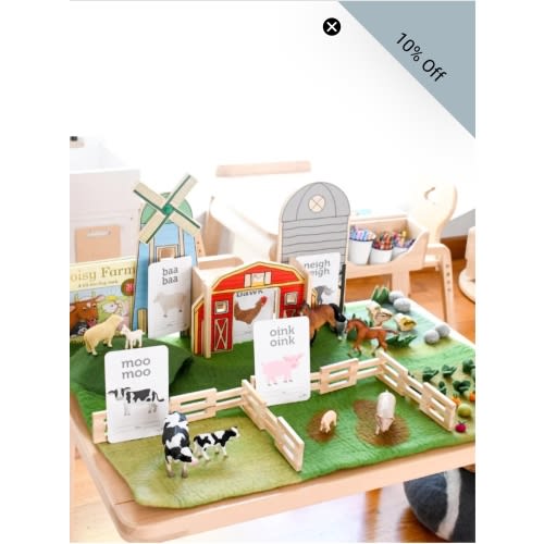 Large Farm Felt Play Mat Playscape – My Toy Wagon