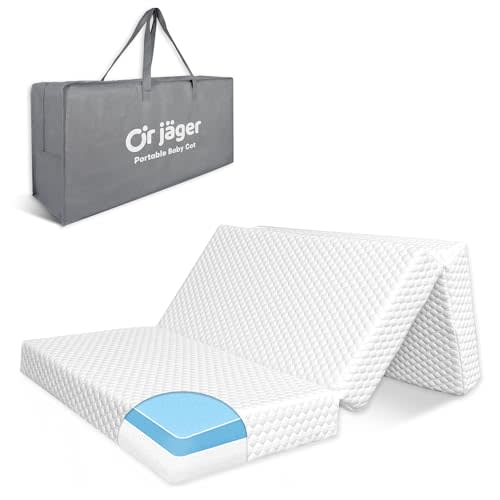 OR Jäger Dual-Sided Pack and Play Mattress 38"x26", Double-Layer Pack N Play Mattresses for Baby Toddler with Waterproof Washable Breathable Cover, Portable Mini Mattress for Playpen