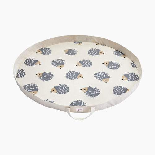 3 Sprouts Play Mat - Grey Hedgehog